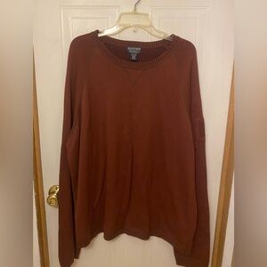 VTG Ralph Lauren Men's Rust Crewneck Sweater Polo Jeans Co